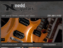 Tablet Screenshot of neddguitars.com